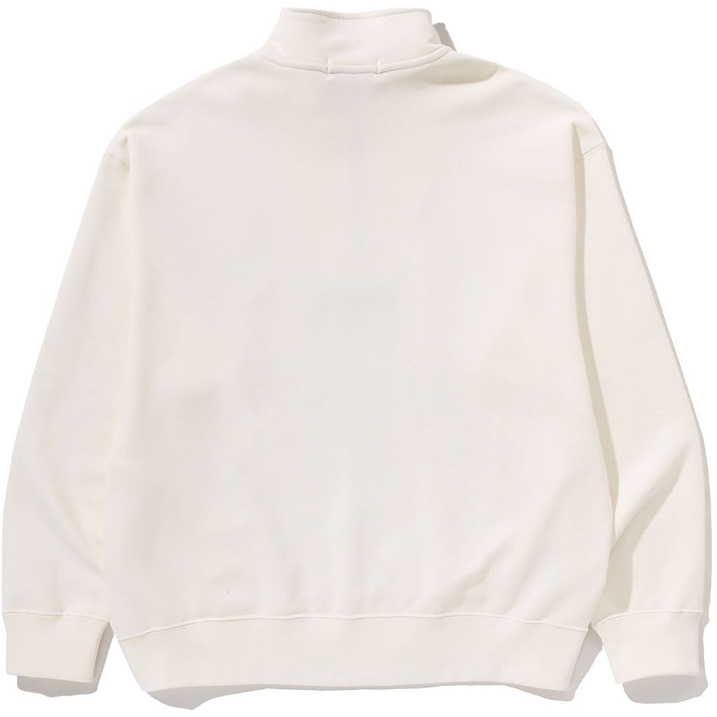 COLLEGE HALF ZIP RELAXED FIT CREWNECK SWEATSHIRT MENS