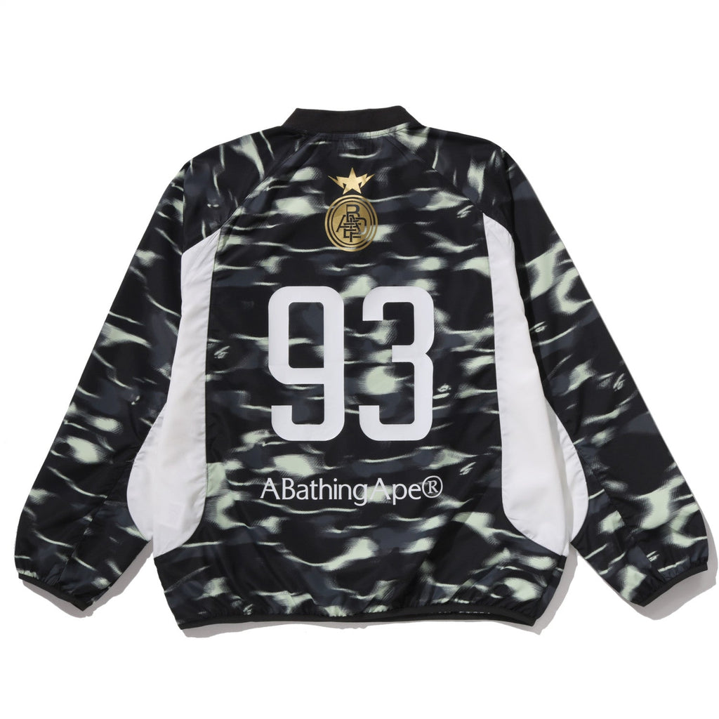 SCREEN CAMO FOOTBALL LOGO RELAXED FIT CREWNECK SWEATSHIRT MENS