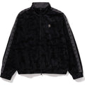 SOLID CAMO VELOUR METAL ONE POINT RELAXED FIT TRACK JACKET MENS