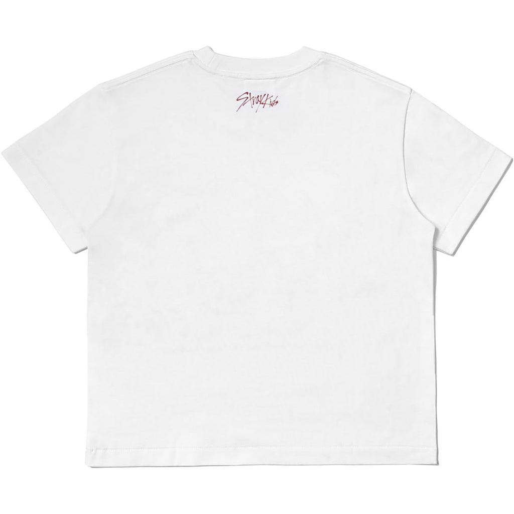 BAPE X STRAYKIDS DWAEKKI COLLEGE TEE LADIES